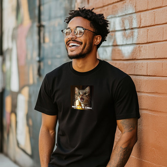 NETFLIX AND CHILL AND BAD BANANA TEE
