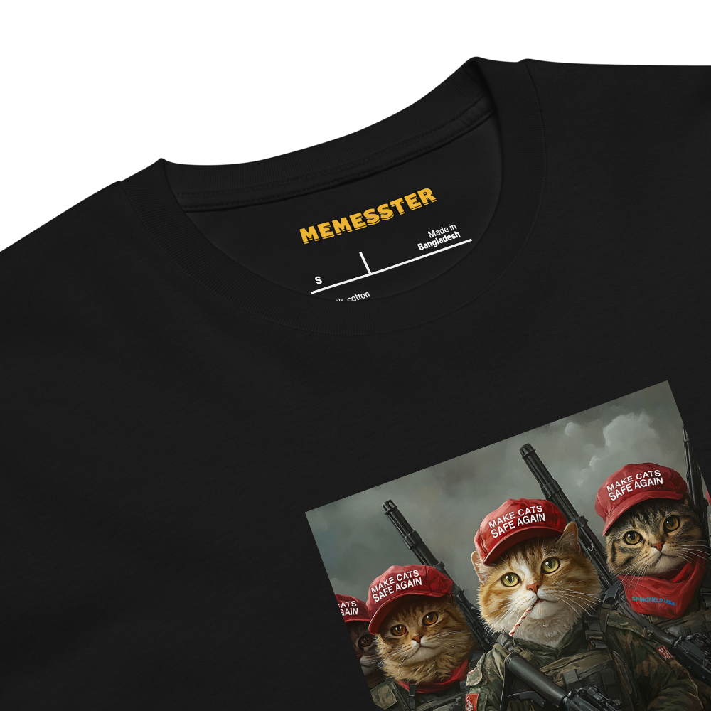 MAKE CATS SAFE AGAIN! SPRINGFIELD'S SPECIAL CAT OPS TEE